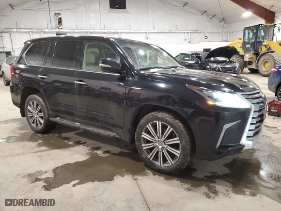 2017 Lexus LX with VIN JTJHY7AX2H4227448, listed as a Copart auction lot 42993885 with NaN miles and Salvage Title. Bid and sale history available at carsss.com. Image 4.