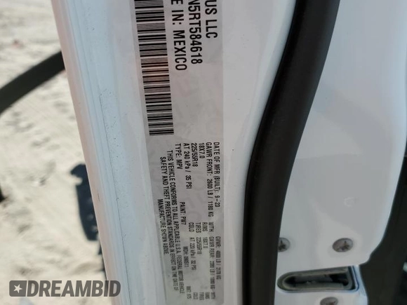 2024 Jeep Compass Latitude Lux with VIN 3C4NJDFN5RT584618, listed as a Copart auction lot 55033565 with 8,745 mi miles and Salvage title. Bid and sale history available at DreamBid. Image 13.