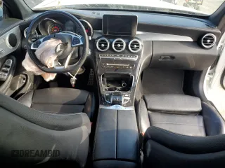 2017 Mercedes-Benz C 300 with VIN WDDWK4JB2HF541089, listed as a Copart auction lot 77261584 with 84,436 mi miles and Salvage Title. Bid and sale history available at DreamBid. Image 8.