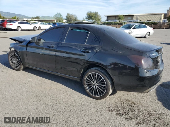 2020 Mercedes-Benz C 300 with VIN WDDWF8EB0LR540472, listed as a Copart auction lot 50381235 with Not Provided miles and Salvage Title. Bid and sale history available at DreamBid. Image 2.