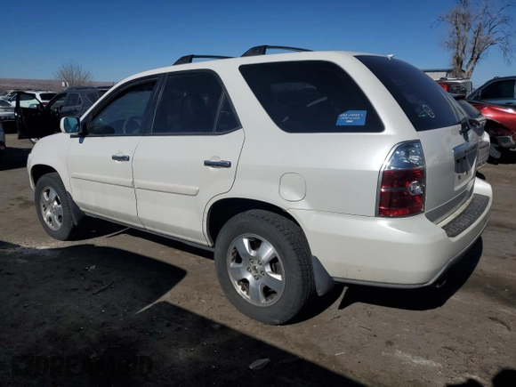 2005 Acura MDX with VIN 2HNYD18265H530327, listed as a Copart auction lot 89023665 with 207,147 mi miles and Salvage Title. Bid and sale history available at carsss.com. Image 2.