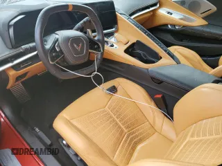 2021 Chevrolet Corvette 3LT with VIN 1G1YC2D43M5124610, listed as a Copart auction lot 73884544 with 0 mi miles and Salvage Title. Bid and sale history available at carsss.com. Image 8.