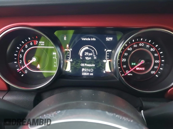 2021 Jeep Gladiator Rubicon с VIN 1C6JJTBG4ML534689, выставлен на аукционе IAAI как лот 41999686 с пробегом 33 531 миль миль и . История ставок и продаж доступна на DreamBid. Изображение 7.