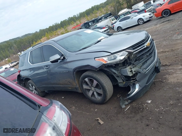 2018 Chevrolet Traverse LT Leather with VIN 1GNERHKW2JJ184968, listed as a IAAI auction lot 41467091 with 167,118 mi miles. Bid and sale history available at carsss.com. Image 13.