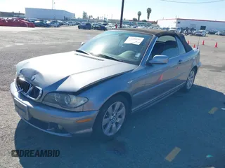 2006 BMW 3 Series 325Ci with VIN WBABW33426PX84492, listed as a IAAI auction lot 41658186 with 152,477 mi miles. Bid and sale history available at carsss.com. Image 2.