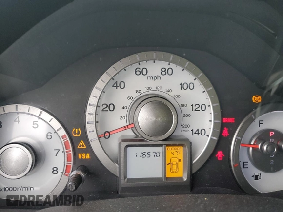 2011 Honda Pilot EX-L with VIN 5FNYF4H5XBB011844, listed as a Copart auction lot 52763845 with 116,570 mi miles and Salvage Title. Bid and sale history available at carsss.com. Image 9.