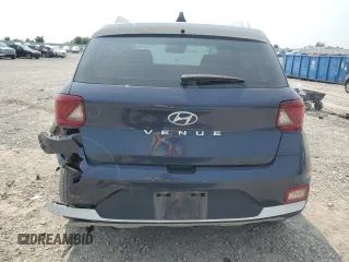 2020 Hyundai Venue SEL with VIN KMHRC8A33LU014182, listed as a Copart auction lot 60740345 with 75,616 mi miles and Salvage title. Bid and sale history available at DreamBid. Image 6.