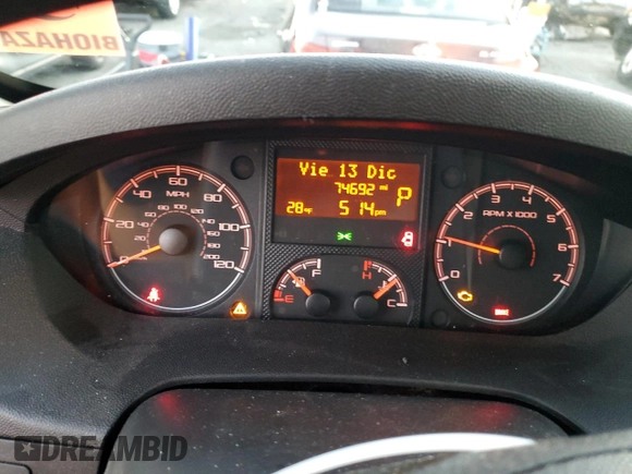 2021 Ram ProMaster Cargo with VIN 3C6LRVVG6ME554234, listed as a Copart auction lot 84409504 with 74,692 mi miles and Salvage Title. Bid and sale history available at DreamBid. Image 9.