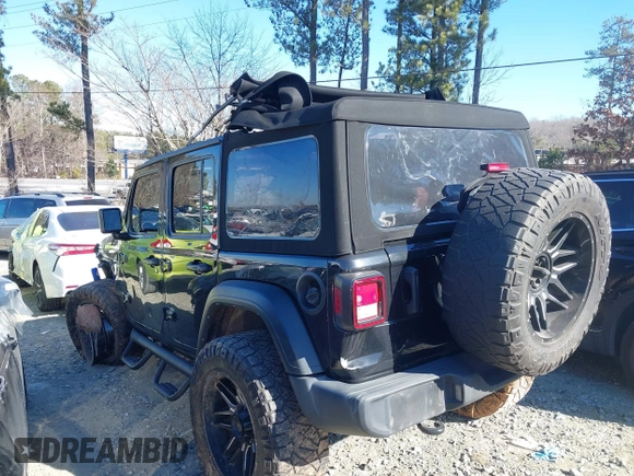 2022 Jeep Wrangler Unlimited Sport with VIN 1C4HJXDNXNW112324, listed as a IAAI auction lot 41376149 with 69,435 mi miles and . Bid and sale history available at DreamBid. Image 14.