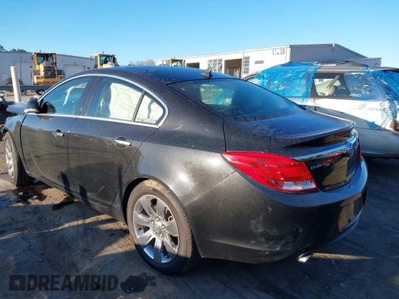 2013 Buick Regal Turbo Premium 2 with VIN 2G4GT5GV3D9162362, listed as a IAAI auction lot 41827119 with 66,628 mi miles and . Bid and sale history available at DreamBid. Image 3.