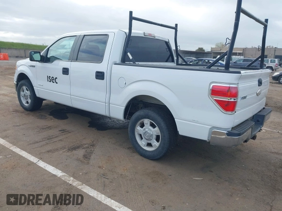 2012 Ford F-150 XL with VIN 1FTFW1CT2CFA43454, listed as a IAAI auction lot 41902293 with 236,605 mi miles. Bid and sale history available at carsss.com. Image 3.