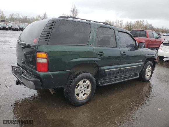 2001 Chevrolet Tahoe LS with VIN 1GNEK13T61R107358, listed as a Copart auction lot 50200175 with 263,668 mi miles and Salvage Title. Bid and sale history available at carsss.com. Image 3.