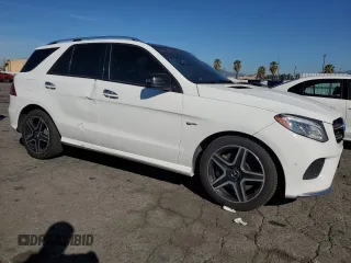 2018 Mercedes-Benz GLE 43 AMG with VIN 4JGDA6EB5JB015946, listed as a Copart auction lot 46954875 with 195,203 mi miles and Clean Title. Bid and sale history available at DreamBid. Image 4.