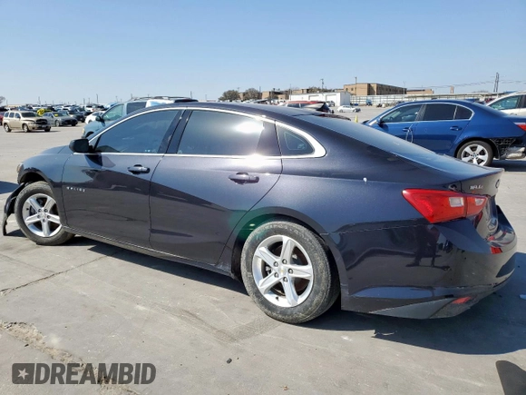 2022 Chevrolet Malibu LS with VIN 1G1ZB5ST8NF192271, listed as a Copart auction lot 48766895 with 37,656 mi miles and Salvage Title. Bid and sale history available at DreamBid. Image 2.