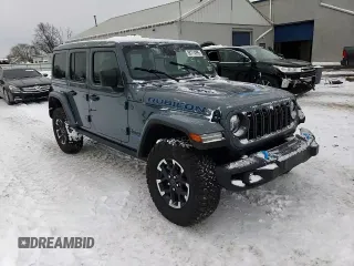 2024 Jeep Wrangler Rubicon with VIN 1C4RJXR66RW237347, listed as a Copart auction lot 88774995 with 18,018 mi miles and Salvage Title. Bid and sale history available at DreamBid. Image 14.