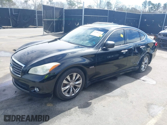 2012 Infiniti M Hybrid with VIN JN1EY1AP3CM910371, listed as a IAAI auction lot 41706126 with 237,749 mi miles and . Bid and sale history available at DreamBid. Image 2.