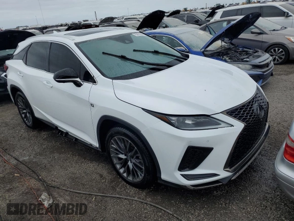 2021 Lexus RX with VIN 2T2YZMDA0MC271134, listed as a Copart auction lot 75991804 with 33,390 mi miles and Non Repairable. Bid and sale history available at carsss.com. Image 4.