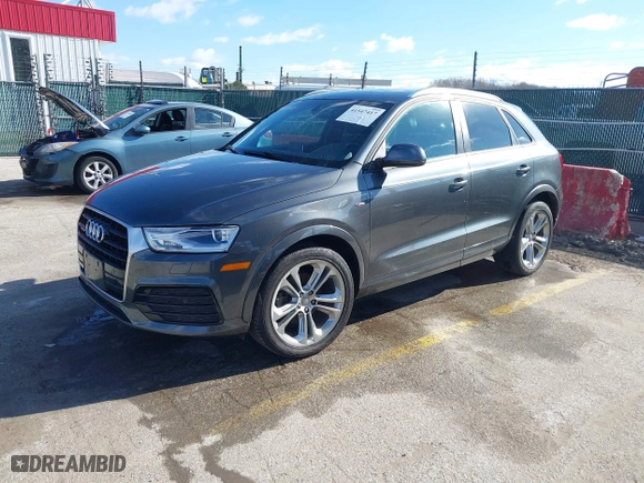 2018 Audi Q3 Premium with VIN WA1ECCFS0JR028296, listed as a IAAI auction lot 41547417 with 75,798 mi miles. Bid and sale history available at carsss.com. Image 17.