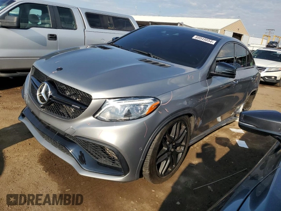 2016 Mercedes-Benz GLE 63 S AMG with VIN 4JGED7FB1GA020902, listed as a Copart auction lot 69549854 with 74,875 mi miles and Salvage title. Bid and sale history available at DreamBid. Image 1.
