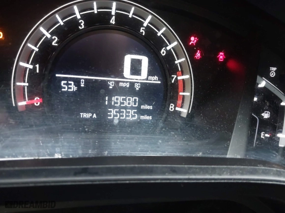 2018 Honda CR-V LX with VIN 2HKRW6H33JH226755, listed as a IAAI auction lot 41952925 with 119,580 mi miles. Bid and sale history available at carsss.com. Image 7.