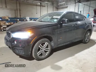 2017 BMW X6 xDrive35i with VIN 5UXKU2C37H0U30312, listed as a Copart auction lot 88989565 with 58,818 mi miles and Clean Title. Bid and sale history available at carsss.com. Image 1.