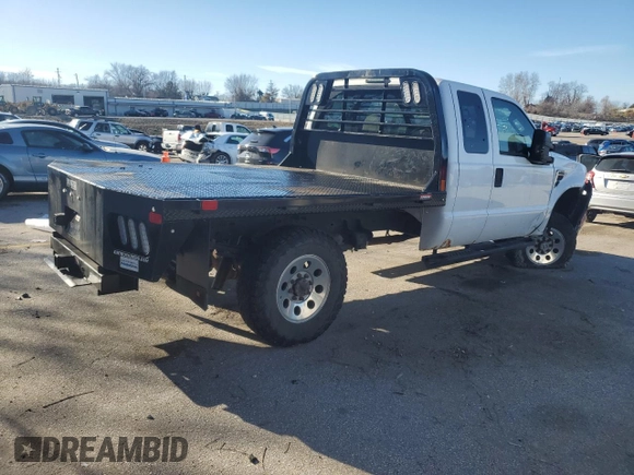 2008 Ford Super Duty F-250 SRW XL with VIN 1FTSX21Y68ED99497, listed as a Copart auction lot 46416795 with 0 mi miles and Salvage Title. Bid and sale history available at carsss.com. Image 3.