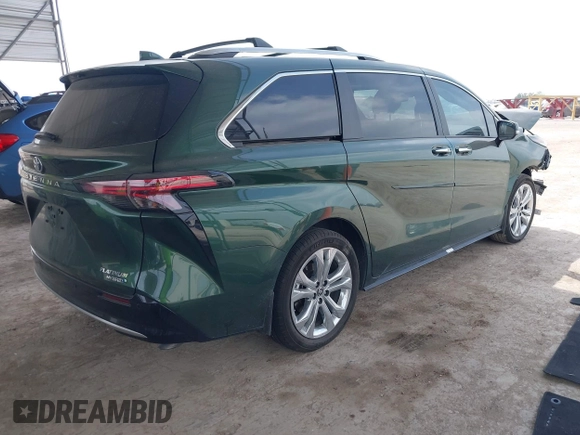 2023 Toyota Sienna Platinum z VIN 5TDERKEC3PS179779, wystawiony jako IAAI lot #41939874 z przebiegiem 12 885 mil mil oraz . Historia ofert i sprzedaży dostępna na DreamBid. Obrazek 4.