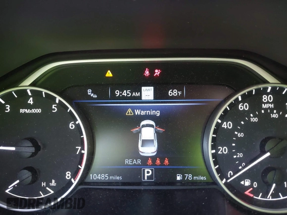 2023 Nissan Maxima Platinum with VIN 1N4AA6FV5PC505862, listed as a IAAI auction lot 42418625 with 10,485 mi miles and . Bid and sale history available at DreamBid. Image 15.