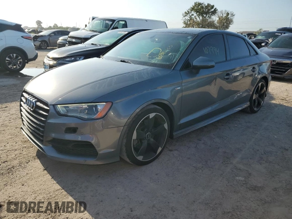 2016 Audi A3 2.0T Premium with VIN WAUB8GFF7G1098967, listed as a Copart auction lot 65345253 with 107,994 mi miles. Bid and sale history available at carsss.com. Image 1.