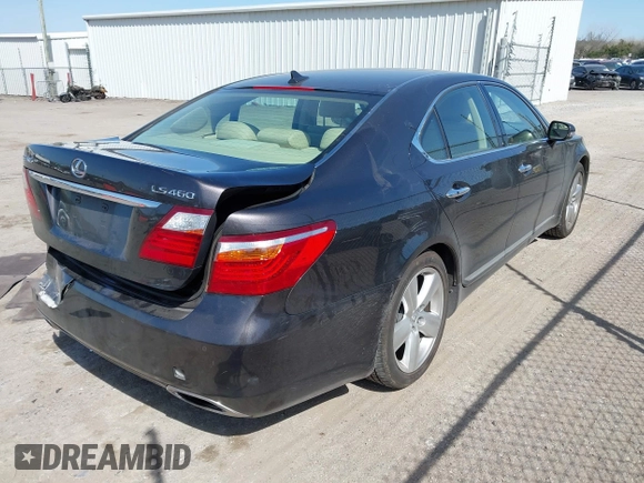2010 Lexus LS 460 with VIN JTHBL5EF3A5099023, listed as a IAAI auction lot 41865321 with 136,845 mi miles and . Bid and sale history available at DreamBid. Image 4.