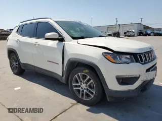 2020 Jeep Compass Latitude with VIN 3C4NJCBB7LT169197, listed as a Copart auction lot 74773554 with 107,814 mi miles and Salvage title. Bid and sale history available at DreamBid. Image 4.