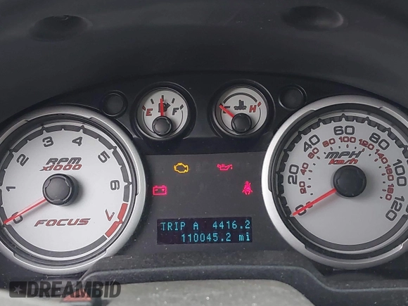 2011 Ford Focus SE with VIN 1FAHP3FN3BW115555, listed as a IAAI auction lot 42193127 with 110,045 mi miles. Bid and sale history available at carsss.com. Image 7.