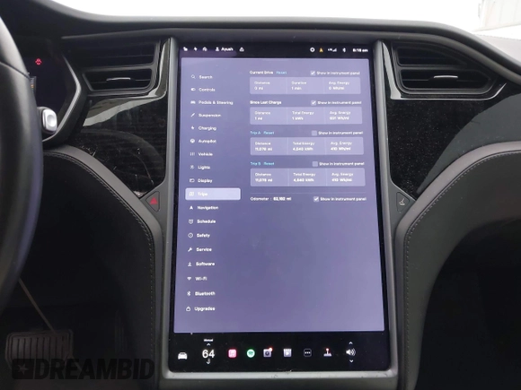 2018 Tesla Model S 75D with VIN 5YJSA1E24JF259874, listed as a IAAI auction lot 41921382 with 82,182 mi miles and . Bid and sale history available at DreamBid. Image 18.