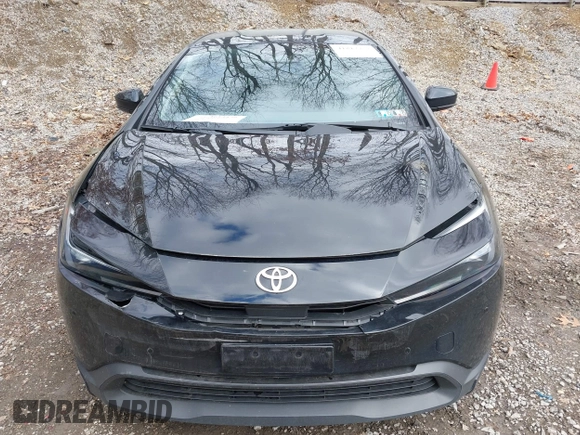 2023 Toyota Prius LE with VIN JTDACAAU8P3002140, listed as a IAAI auction lot 41812753 with 27,410 mi miles and . Bid and sale history available at carsss.com. Image 13.