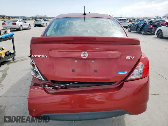 2016 Nissan Versa SV with VIN 3N1CN7AP8GL882764, listed as a Copart auction lot 48906215 with 83,229 mi miles and Salvage Title. Bid and sale history available at carsss.com. Image 6.