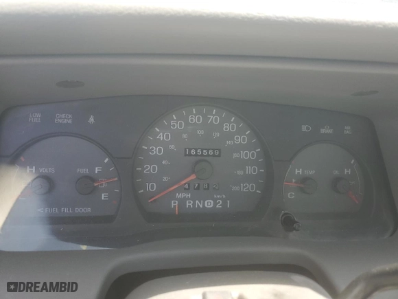 2003 Mercury Grand Marquis GS Convenience with VIN 2MEFM74W93X654361, listed as a Copart auction lot 63485294 with 165,569 mi miles and Salvage Title. Bid and sale history available at carsss.com. Image 9.
