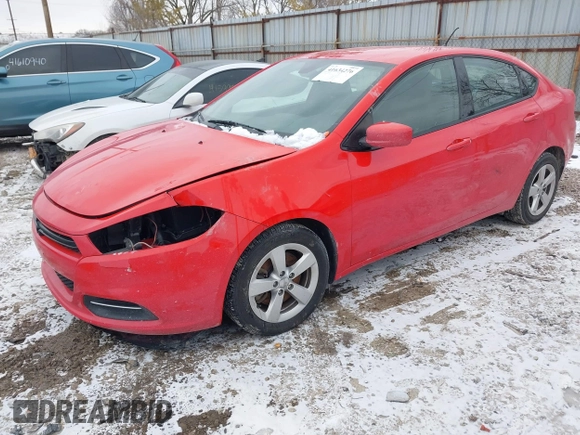 2016 Dodge Dart SXT with VIN 1C3CDFBA6GD720517, listed as a IAAI auction lot 41634276 with 121,260 mi miles and . Bid and sale history available at carsss.com. Image 6.