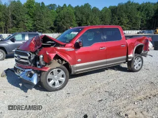 2020 Ford F-150 XL with VIN 1FTEW1E41LFC29018, listed as a Copart auction lot 57862985 with 106,479 mi miles and Salvage title. Bid and sale history available at DreamBid. Image 1.