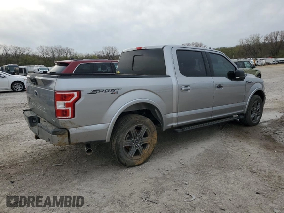 2020 Ford F-150 XL with VIN 1FTEW1EP6LFC32362, listed as a Copart auction lot 51294975 with 0 mi miles and Salvage Title. Bid and sale history available at carsss.com. Image 3.