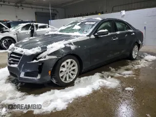 2016 Cadillac CTS RWD with VIN 1G6AP5SXXG0123356, listed as a Copart auction lot 43996275 with 81,381 mi miles and Salvage title. Bid and sale history available at DreamBid. Image 1.