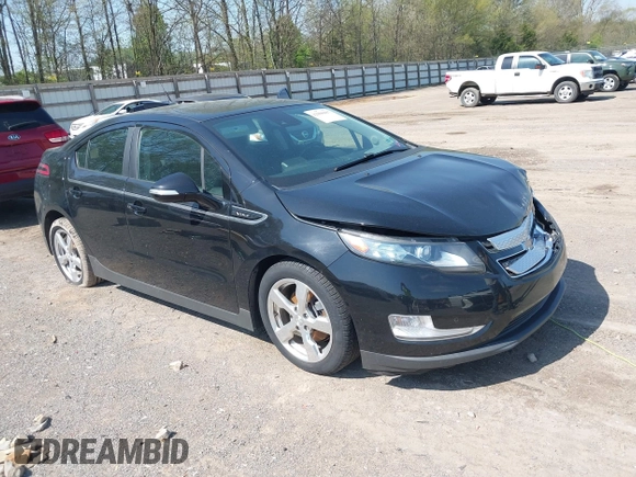2014 Chevrolet Volt with VIN 1G1RD6E41EU152548, listed as a IAAI auction lot 42008887 with 124,664 mi miles and . Bid and sale history available at carsss.com. Image 1.