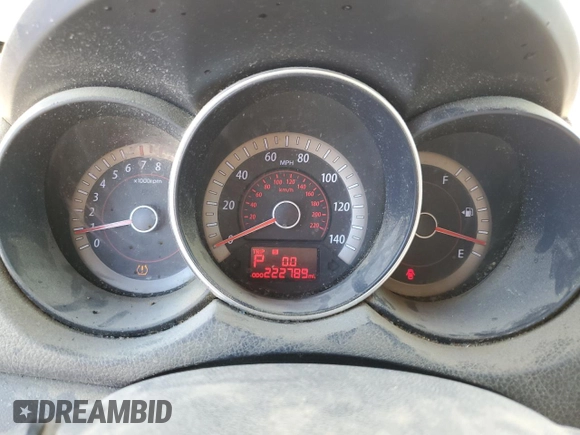 2011 Kia Forte EX with VIN KNAFU4A24B5405254, listed as a Copart auction lot 64351334 with 222,789 mi miles and Salvage Title. Bid and sale history available at carsss.com. Image 9.