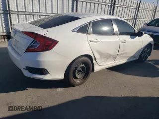 2017 Honda Civic Sedan LX with VIN 2HGFC2F59HH505057, listed as a Copart auction lot 52723315 with 157,413 mi miles and Salvage Title. Bid and sale history available at carsss.com. Image 3.