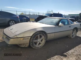 1987 Chevrolet Corvette with VIN 1G1YY2180H5113613, listed as a Copart auction lot 89168425 with 89,889 mi miles and Clean Title. Bid and sale history available at carsss.com. Image 1.
