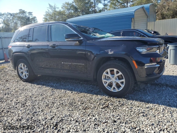 2023 Jeep Grand Cherokee Limited with VIN 1C4RJHBG7P8720193, listed as a Copart auction lot 80303044 with 24,325 mi miles and Salvage Title. Bid and sale history available at carsss.com. Image 4.