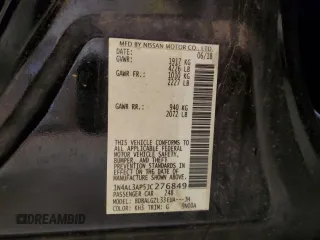 2018 Nissan Altima S with VIN 1N4AL3AP5JC276849, listed as a Copart auction lot 50606615 with 95,085 mi miles and Salvage Title. Bid and sale history available at DreamBid. Image 14.