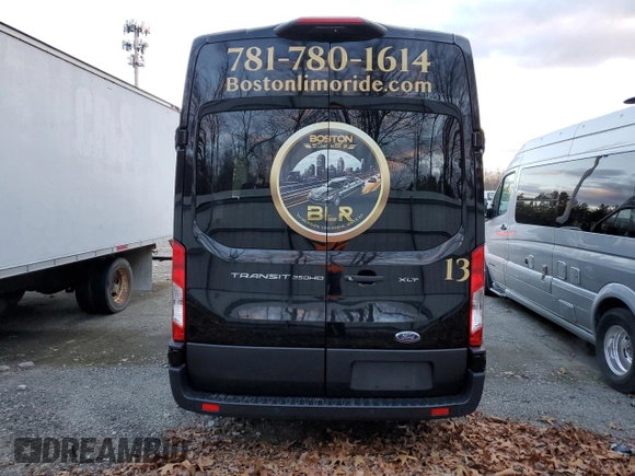 2023 Ford Transit with VIN 1FBVU4X8XPKB63870, listed as a Copart auction lot 82731504 with 7,576 mi miles and Salvage Title. Bid and sale history available at DreamBid. Image 6.