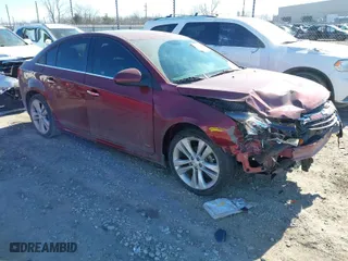 2016 Chevrolet Cruze Limited LTZ with VIN 1G1PG5SB4G7117712, listed as a IAAI auction lot 41402713 with 57,443 mi miles. Bid and sale history available at carsss.com. Image 1.