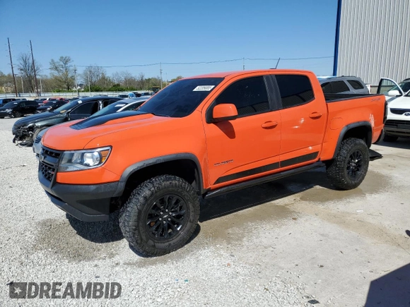 2019 Chevrolet Colorado 4WD ZR2 z VIN 1GCGTEEN7K1278933, wystawiony jako Copart lot #52209085 z przebiegiem 84 671 mil mil oraz Szkoda całkowita • Salvage title. Historia ofert i sprzedaży dostępna na DreamBid. Obrazek 1.