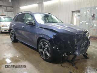 2024 Mercedes-Benz GLE 450 z VIN 4JGFB5KB1RB177783, wystawiony jako Copart lot #51010185 z przebiegiem 13 100 mil mil oraz Szkoda całkowita • Salvage title. Historia ofert i sprzedaży dostępna na DreamBid. Obrazek 4.